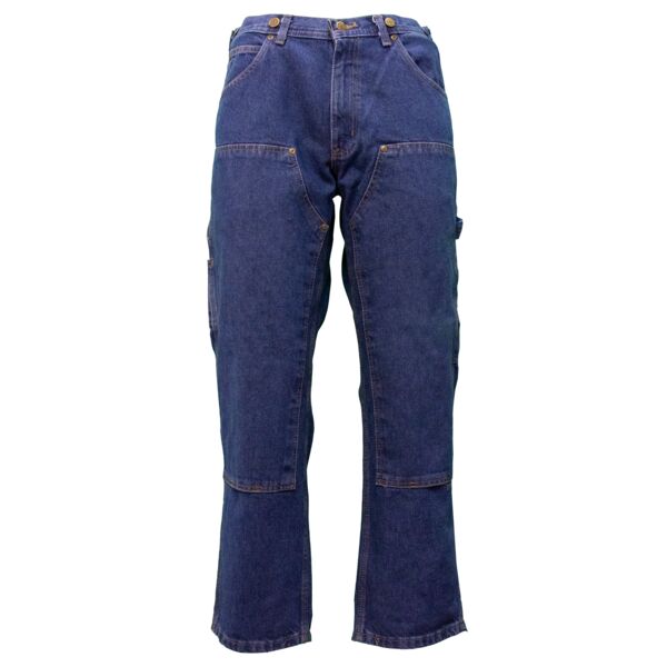 Denim Double Front Logger Dungaree Thumbnail